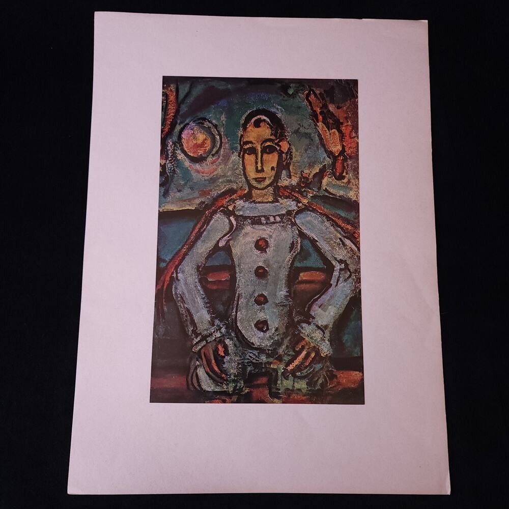 1947 Georges Rouault Pierrot Aristocrate 1st Edition Period Offset Lithograph